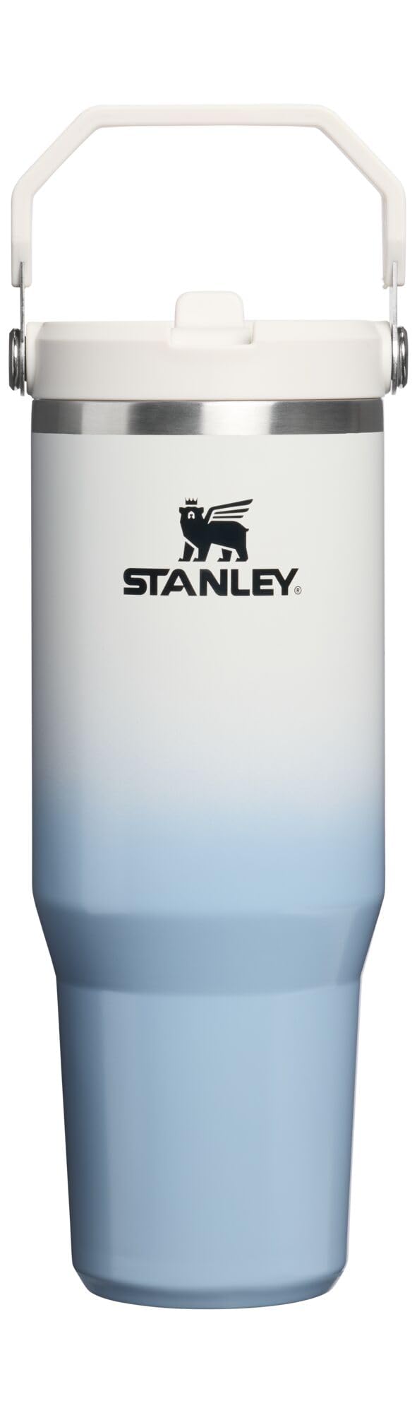 Stanley IceFlow Stainless Steel Water Jug with Straw, Vacuum Insulated Water Bottle for Home and Office, Reusable Tumbler with Straw Leak Resistant Flip, Pool, 40 oz / 1.18 L
