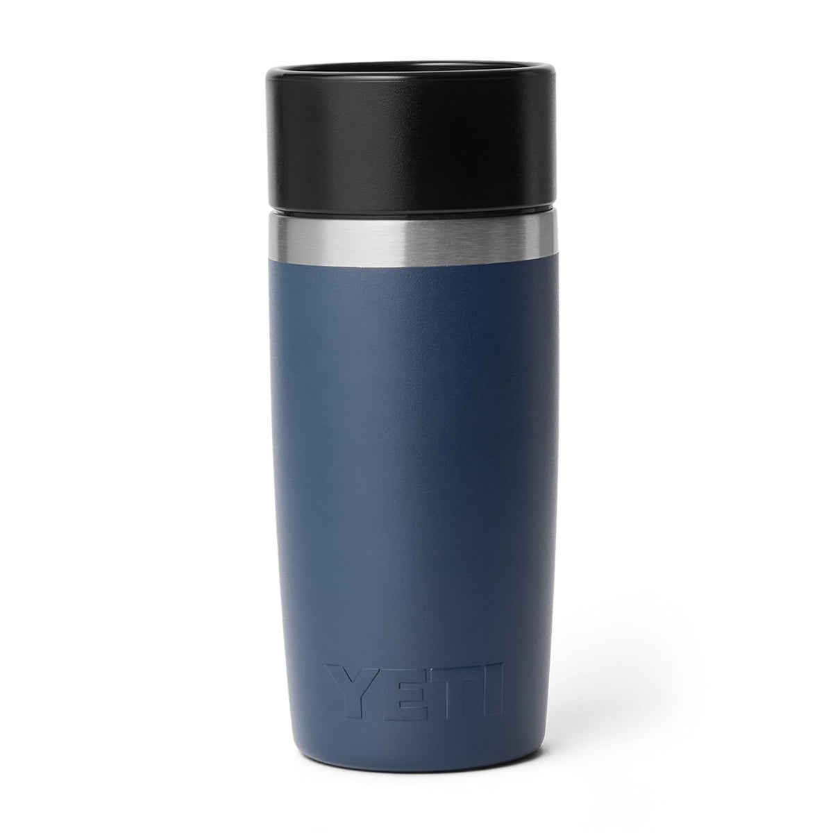 YETI Rambler 16 oz Stainless Steel Travel Bottle – Leakproof Commuter Cap, Navy