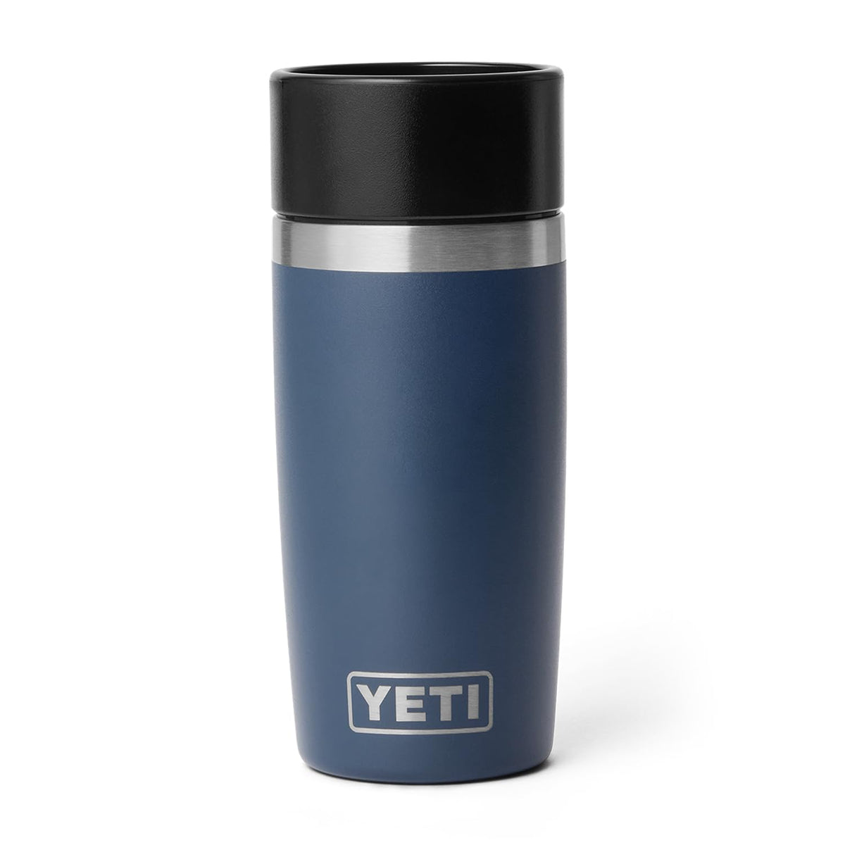 YETI Rambler 16 oz Stainless Steel Travel Bottle – Leakproof Commuter Cap, Navy