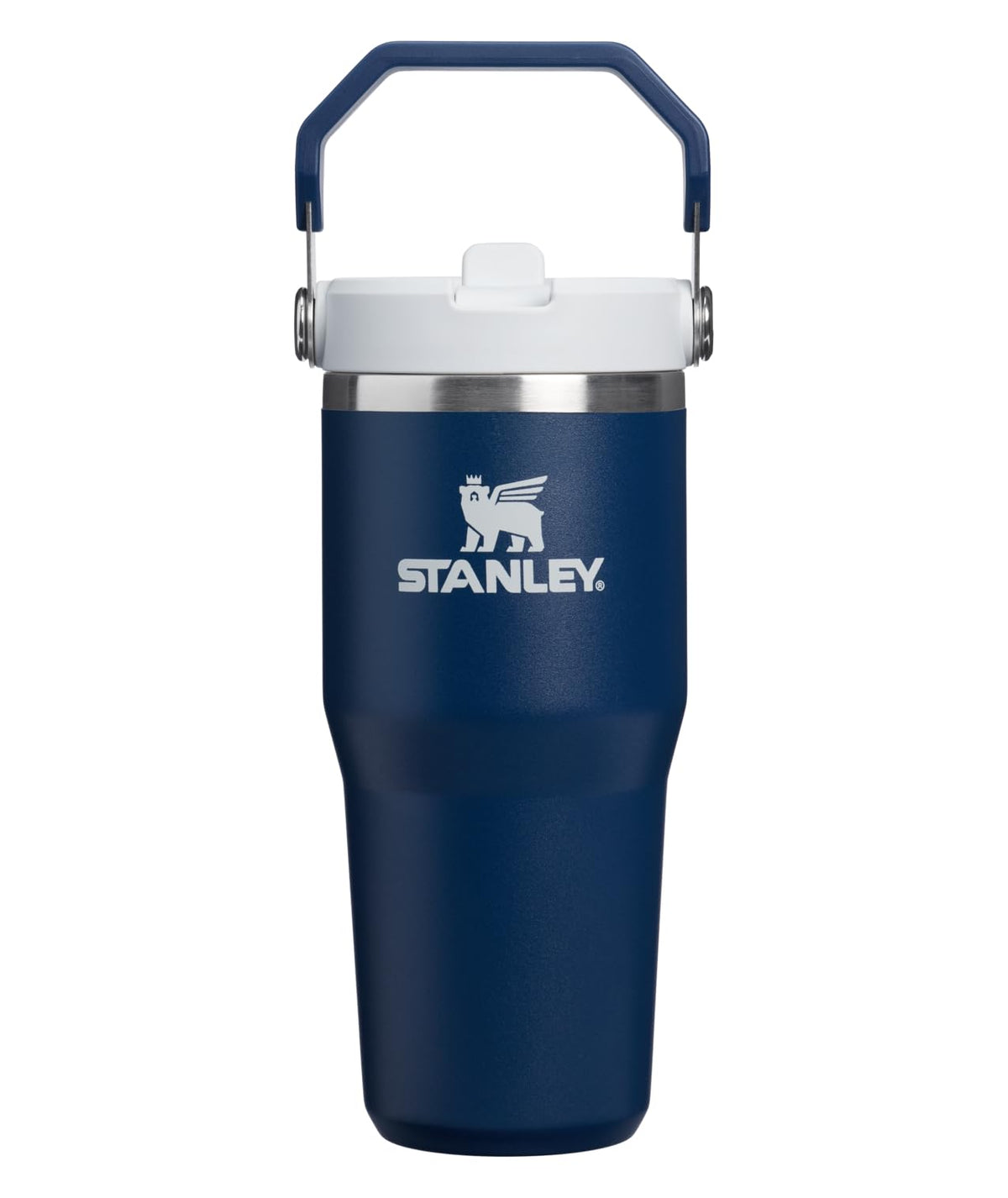 Stanley IceFlow Stainless Steel Water Jug with Straw, Vacuum Insulated Water Bottle for Home and Office, Reusable Tumbler with Straw Leak Resistant Flip, Pool, 40 oz / 1.18 L