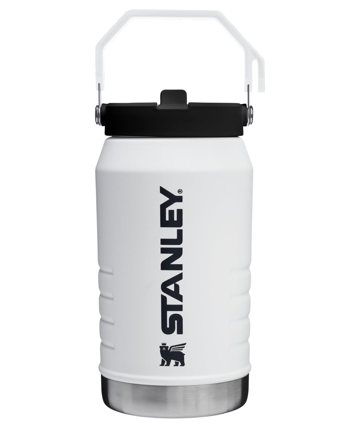 Stanley IceFlow Stainless Steel Water Jug with Straw, Vacuum Insulated Water Bottle for Home and Office, Reusable Tumbler with Straw Leak Resistant Flip, Pool, 40 oz / 1.18 L