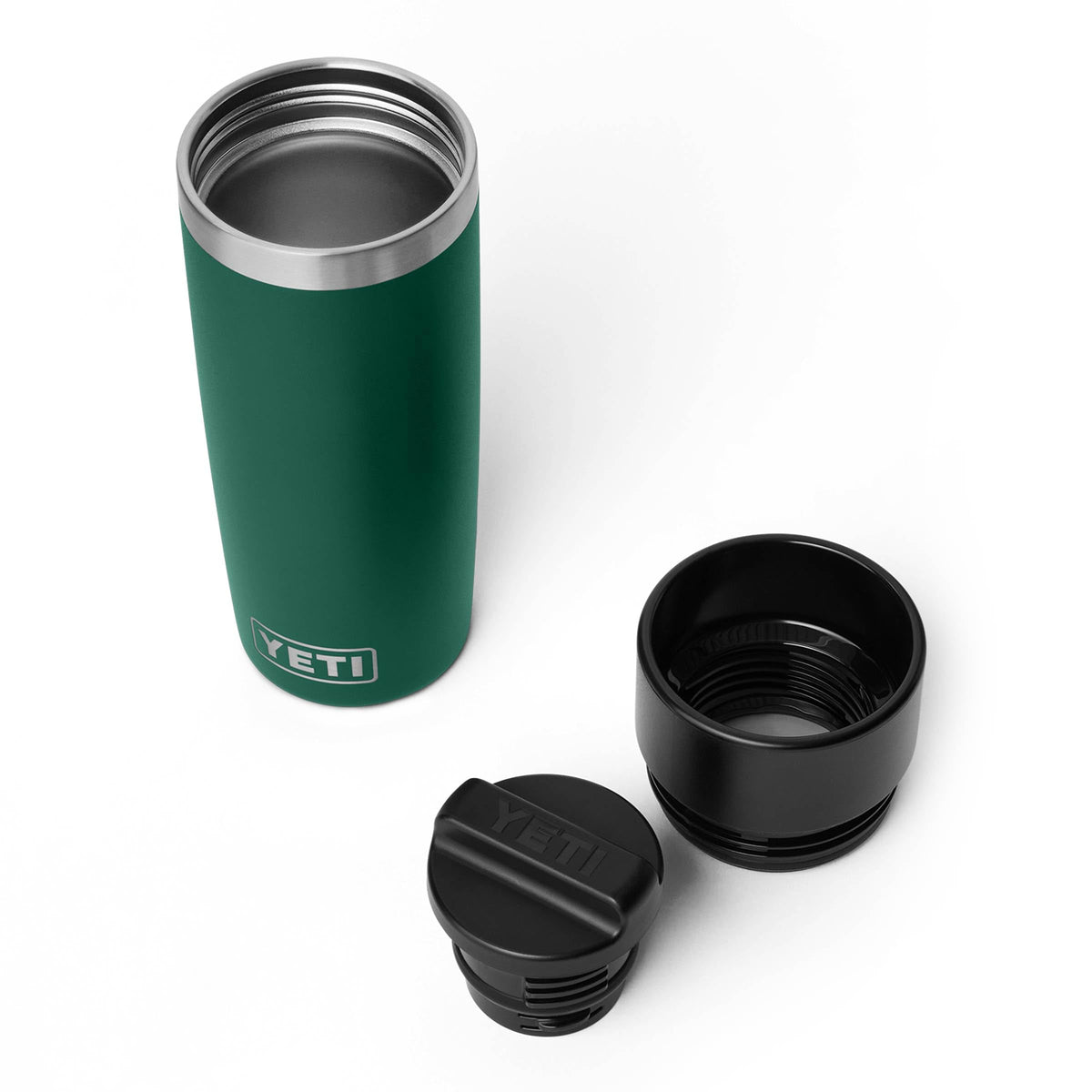 YETI Rambler 16 oz Stainless Steel Travel Bottle – Leakproof Commuter Cap, Navy