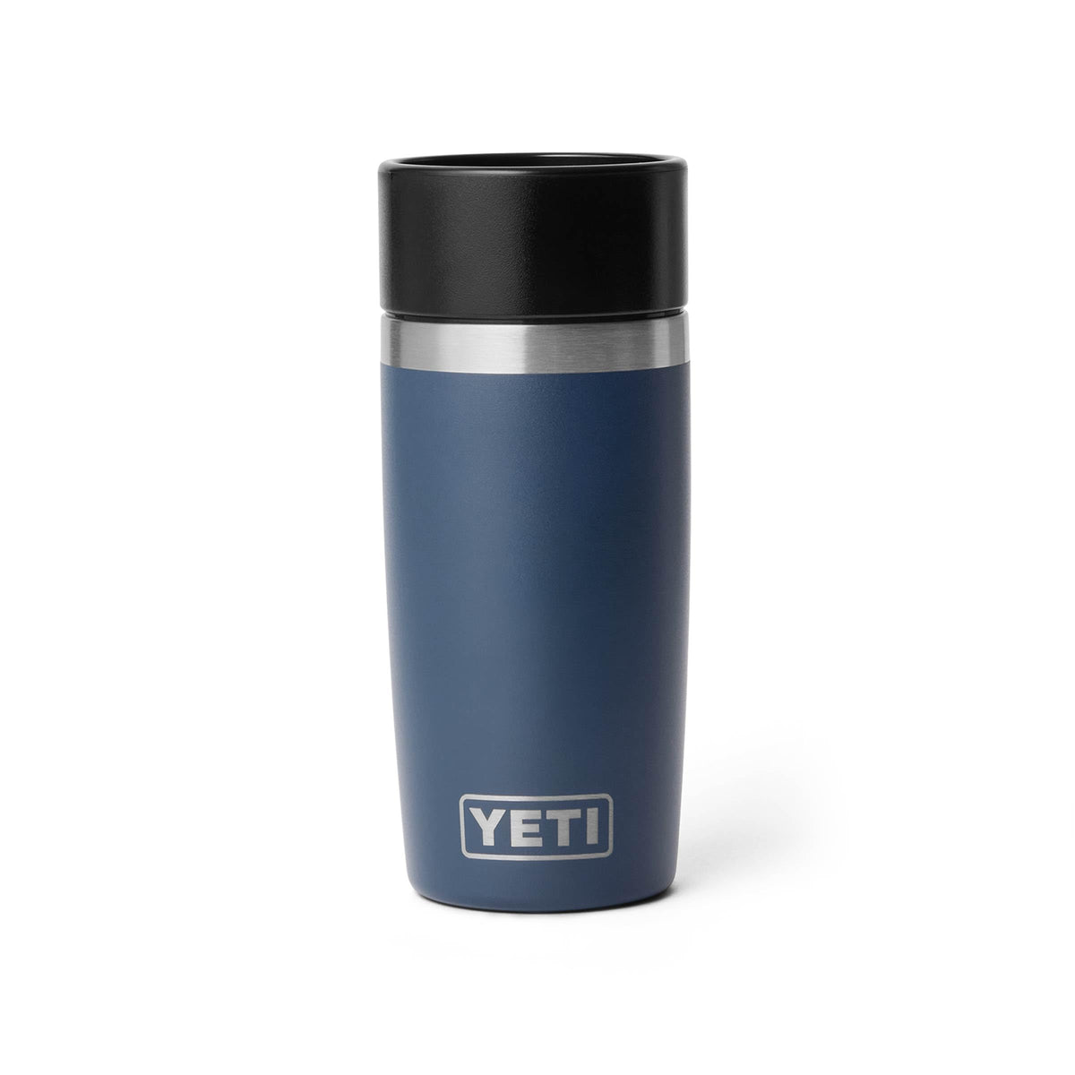 YETI Rambler 16 oz Stainless Steel Travel Bottle – Leakproof Commuter Cap, Navy