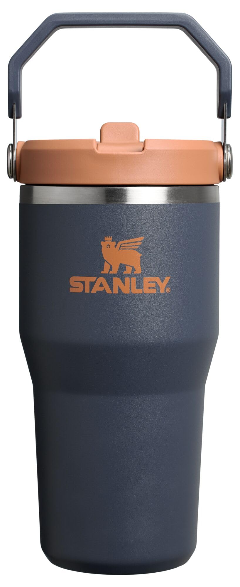 Stanley IceFlow Stainless Steel Water Jug with Straw, Vacuum Insulated Water Bottle for Home and Office, Reusable Tumbler with Straw Leak Resistant Flip, Pool, 40 oz / 1.18 L
