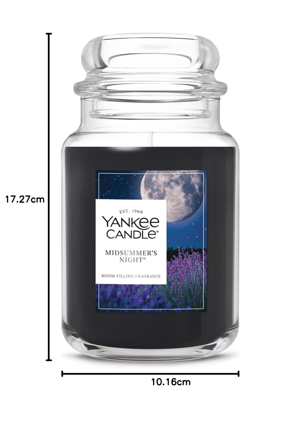 Yankee Candle Large Jar Scented Candle with up to 150 Hour Burn Time, Premium Plant Wax Blend for Cleaner Consistent Burn and Room Filling Fragrance, 22 oz, Pink Sands