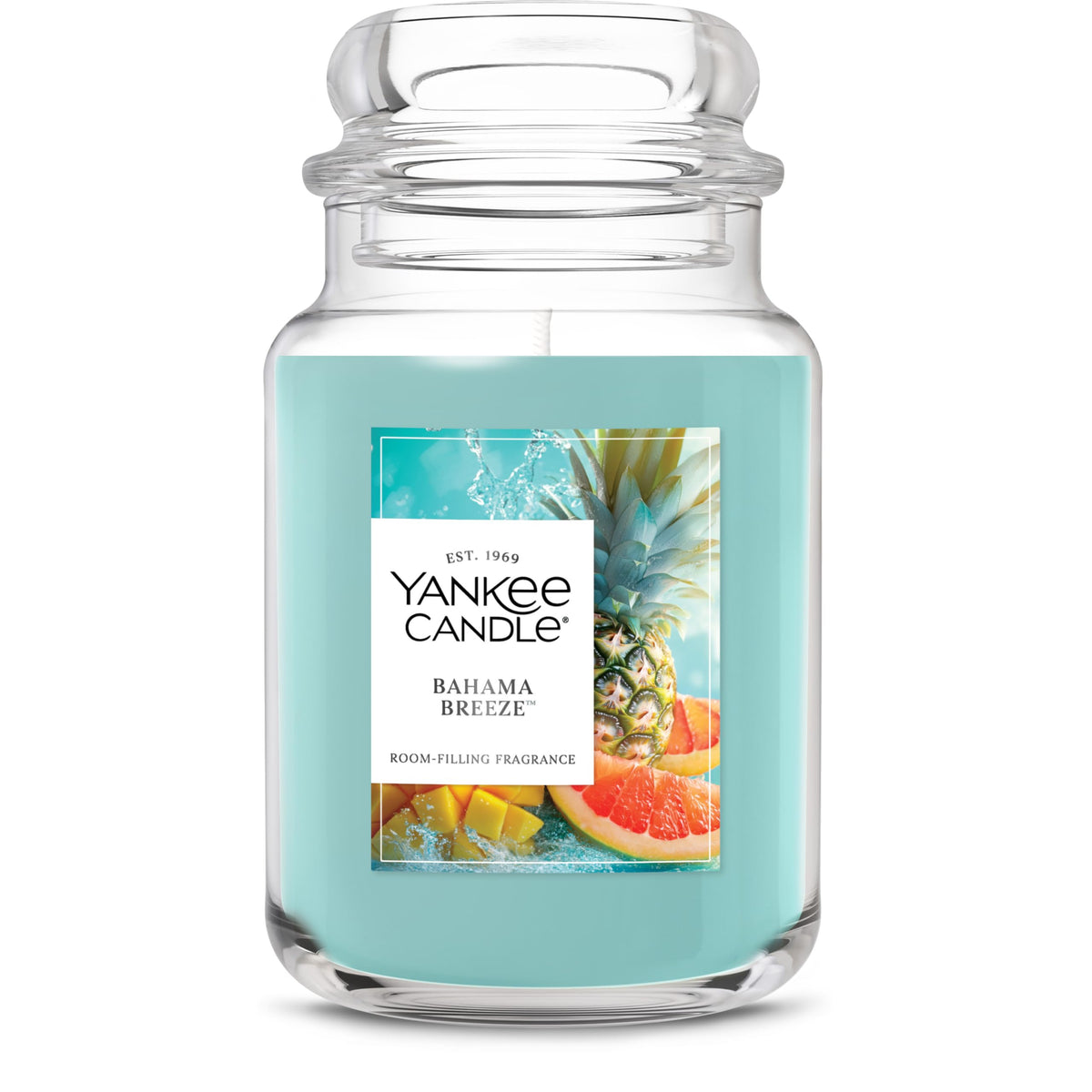 Yankee Candle Large Jar Scented Candle with up to 150 Hour Burn Time, Premium Plant Wax Blend for Cleaner Consistent Burn and Room Filling Fragrance, 22 oz, Pink Sands