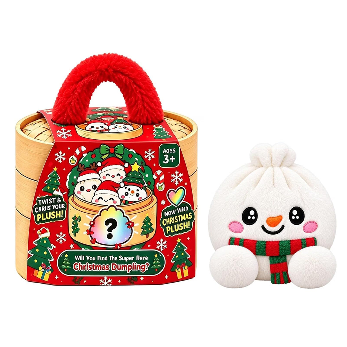 Dumpling Pillow Squishy Jumbo Plush Dumplings Cute