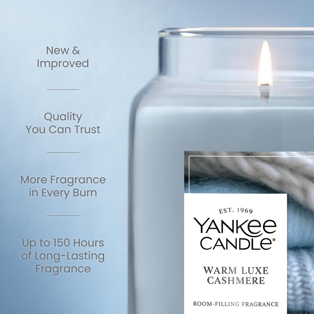 Yankee Candle Large Jar Scented Candle with up to 150 Hour Burn Time, Premium Plant Wax Blend for Cleaner Consistent Burn and Room Filling Fragrance, 22 oz, Pink Sands