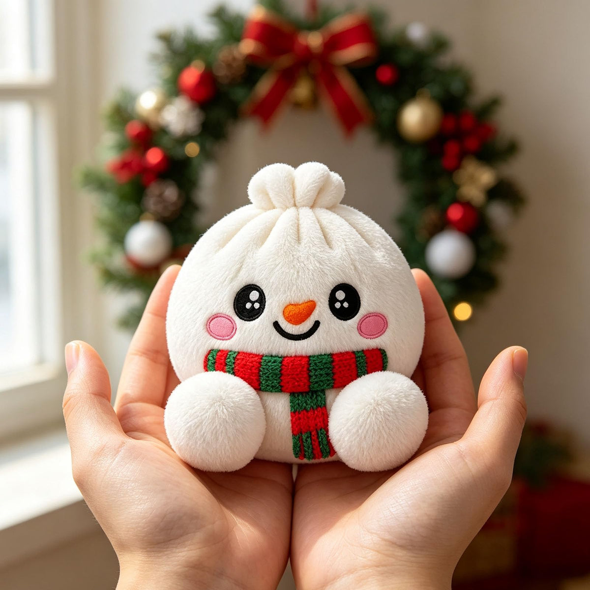 Dumpling Pillow Squishy Jumbo Plush Dumplings Cute