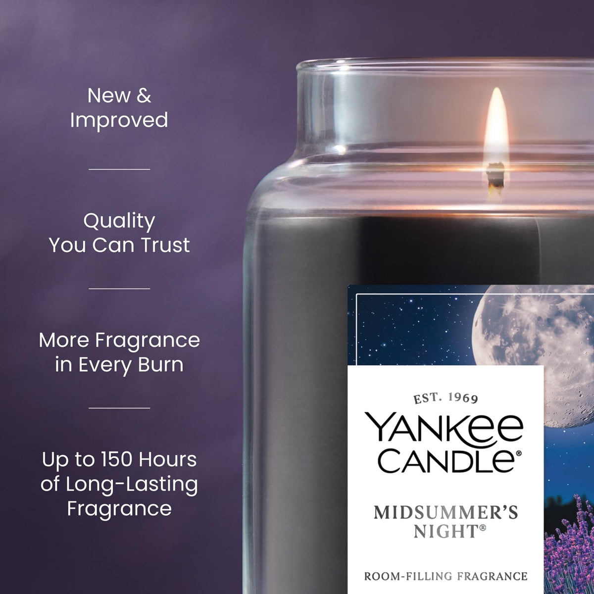 Yankee Candle Large Jar Scented Candle with up to 150 Hour Burn Time, Premium Plant Wax Blend for Cleaner Consistent Burn and Room Filling Fragrance, 22 oz, Pink Sands