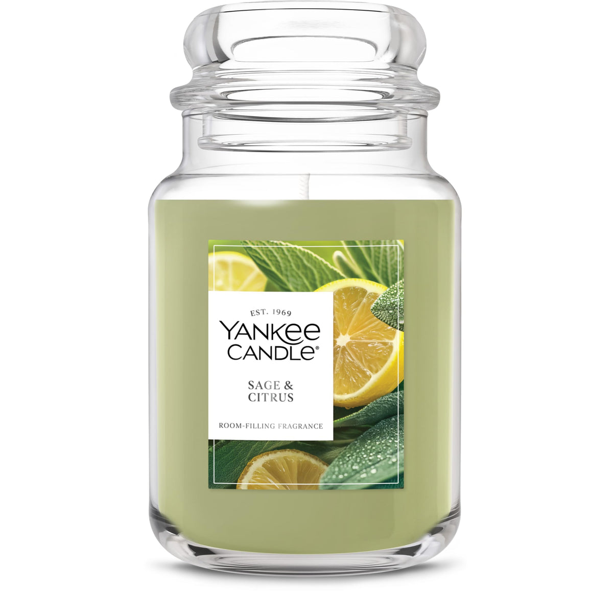 Yankee Candle Large Jar Scented Candle with up to 150 Hour Burn Time, Premium Plant Wax Blend for Cleaner Consistent Burn and Room Filling Fragrance, 22 oz, Pink Sands