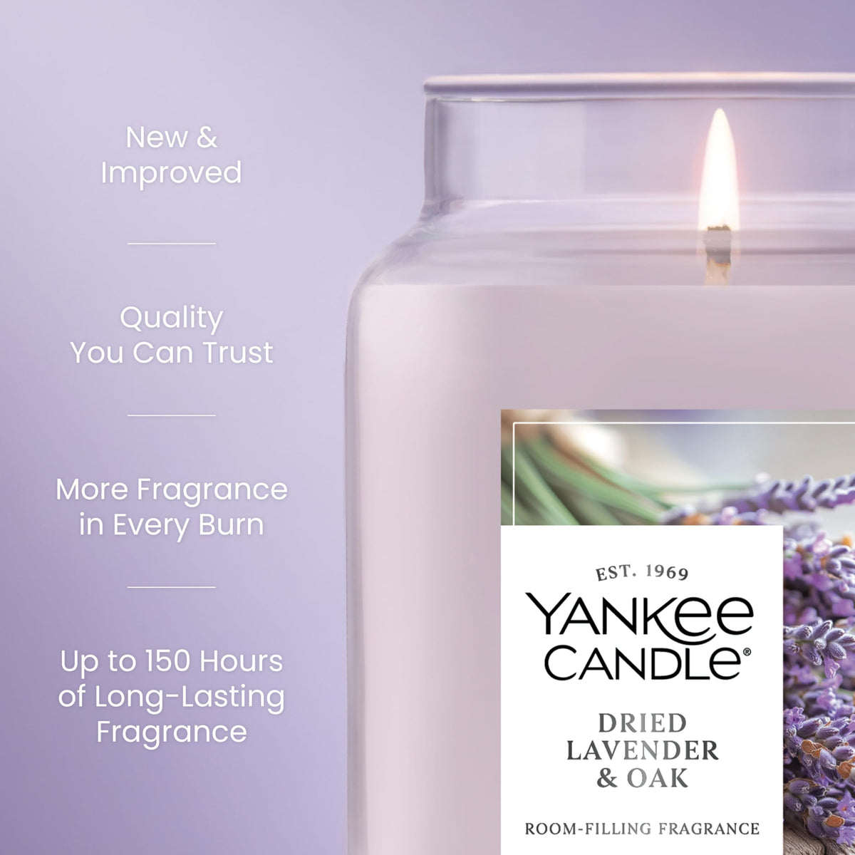 Yankee Candle Large Jar Scented Candle with up to 150 Hour Burn Time, Premium Plant Wax Blend for Cleaner Consistent Burn and Room Filling Fragrance, 22 oz, Pink Sands