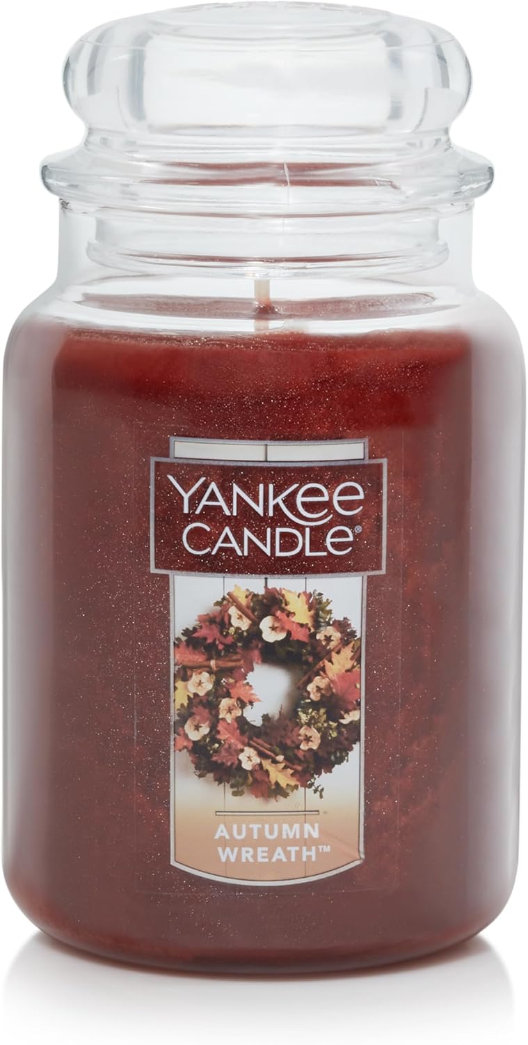 Yankee Candle Large Jar Scented Candle with up to 150 Hour Burn Time, Premium Plant Wax Blend for Cleaner Consistent Burn and Room Filling Fragrance, 22 oz, Christmas Cookie