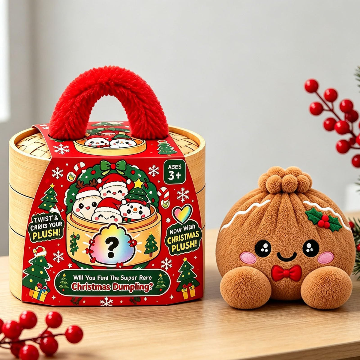 Dumpling Pillow Squishy Jumbo Plush Dumplings Cute