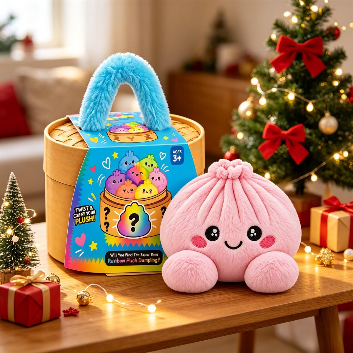 Dumpling Pillow Squishy Jumbo Plush Dumplings Cute