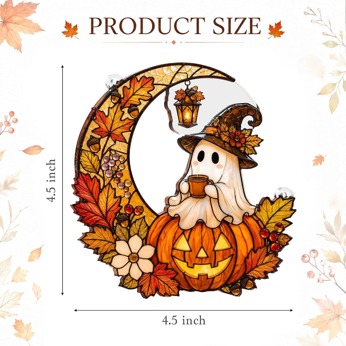 Boo Basket Stuffers for Women, Ghost Pumpkin Ornament