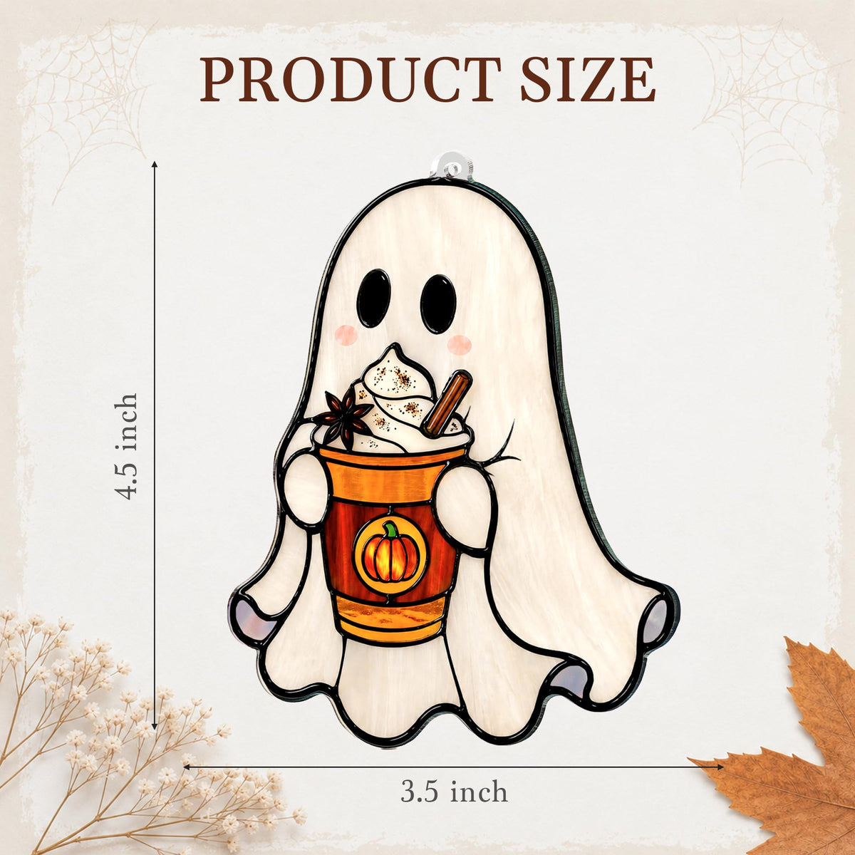 Boo Basket Stuffers for Women, Ghost Pumpkin Ornament