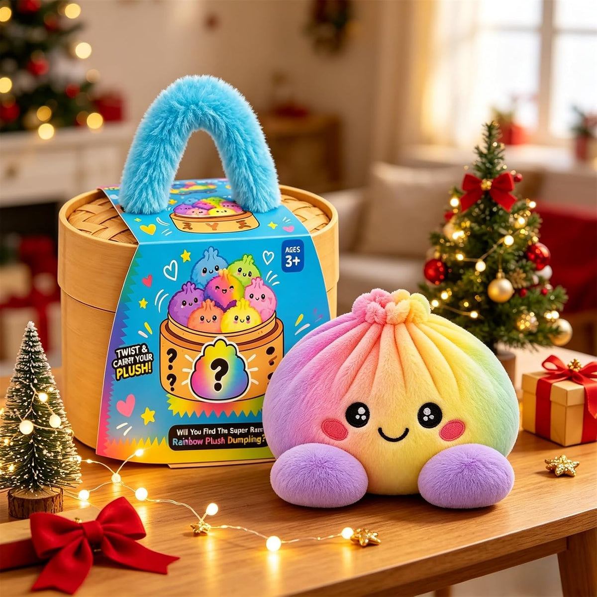 Dumpling Pillow Squishy Jumbo Plush Dumplings Cute