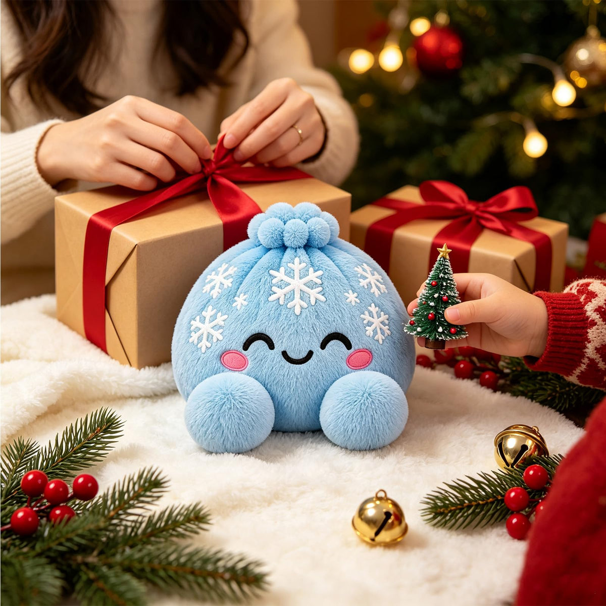 Dumpling Pillow Squishy Jumbo Plush Dumplings Cute