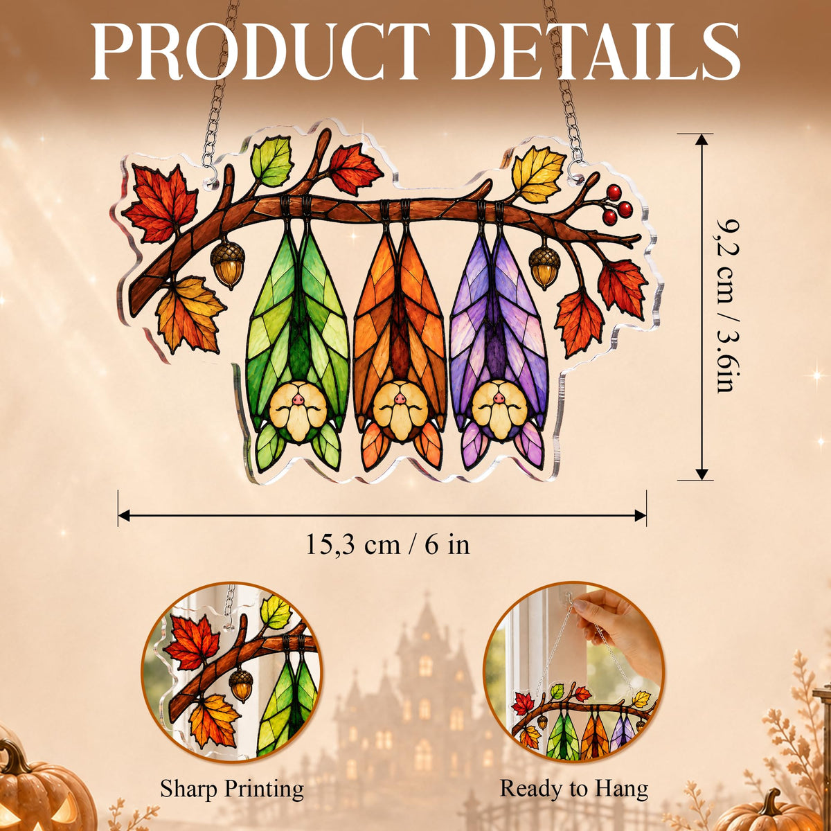 Boo Basket Stuffers for Women, Ghost Pumpkin Ornament