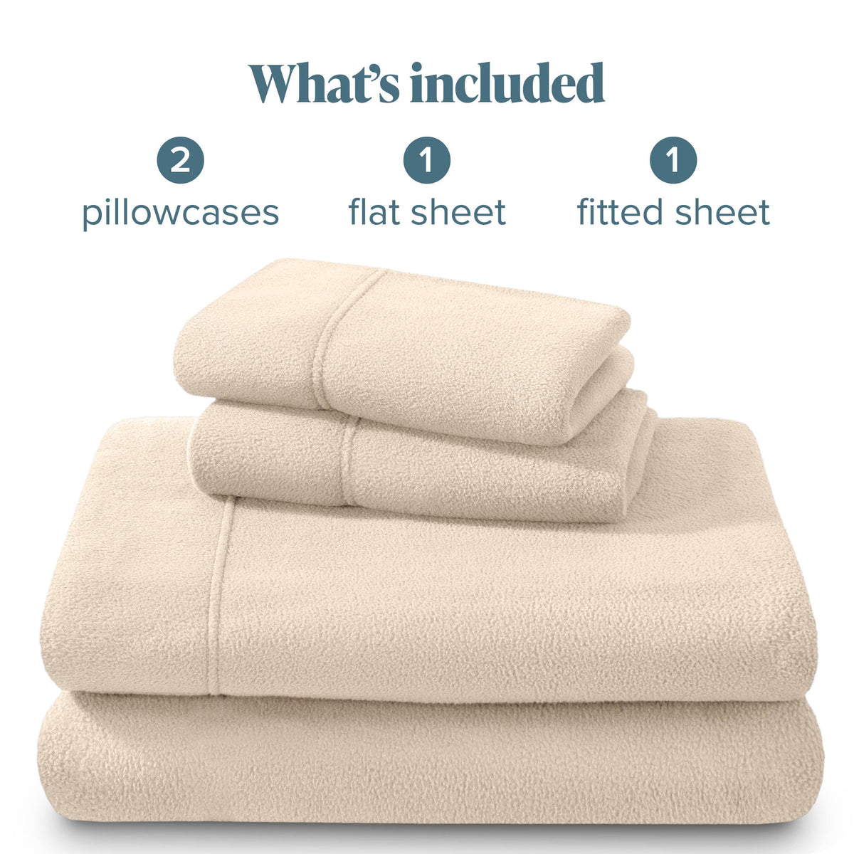 Bare Home Super Soft Fleece Sheet Set (Full, Red)