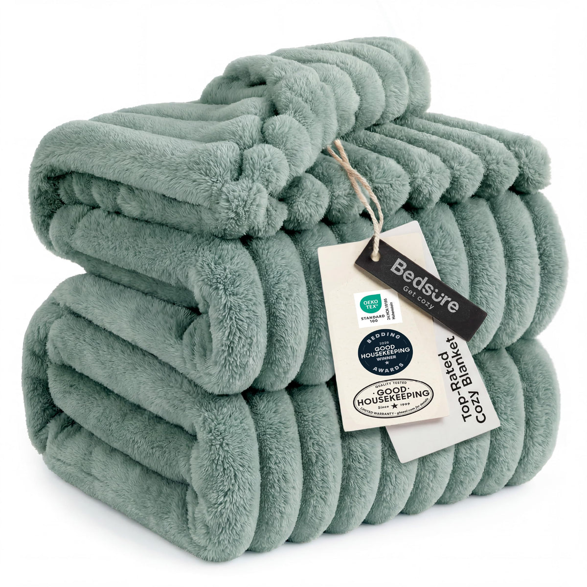 Bedsure Throw Blankets Room Decor - Women Birthday Gift, Soft Fluffy Fleece Cozy Fuzzy Plush Warm White Blanket for Couch Sofa Bed, Bedroom Livingroom Decor, Gifts for Friends, 50x60