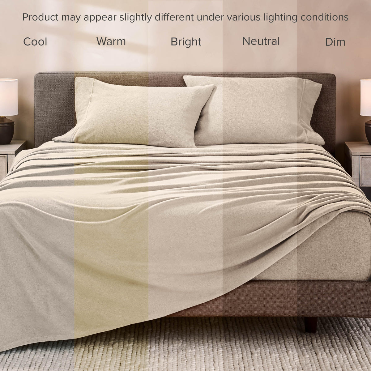 Bare Home Super Soft Fleece Sheet Set (Full, Red)