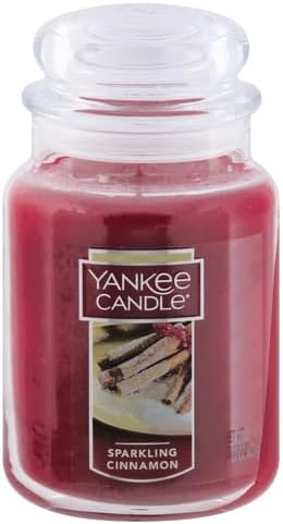 Yankee Candle Large Jar Scented Candle with up to 150 Hour Burn Time, Premium Plant Wax Blend for Cleaner Consistent Burn and Room Filling Fragrance, 22 oz, Christmas Cookie