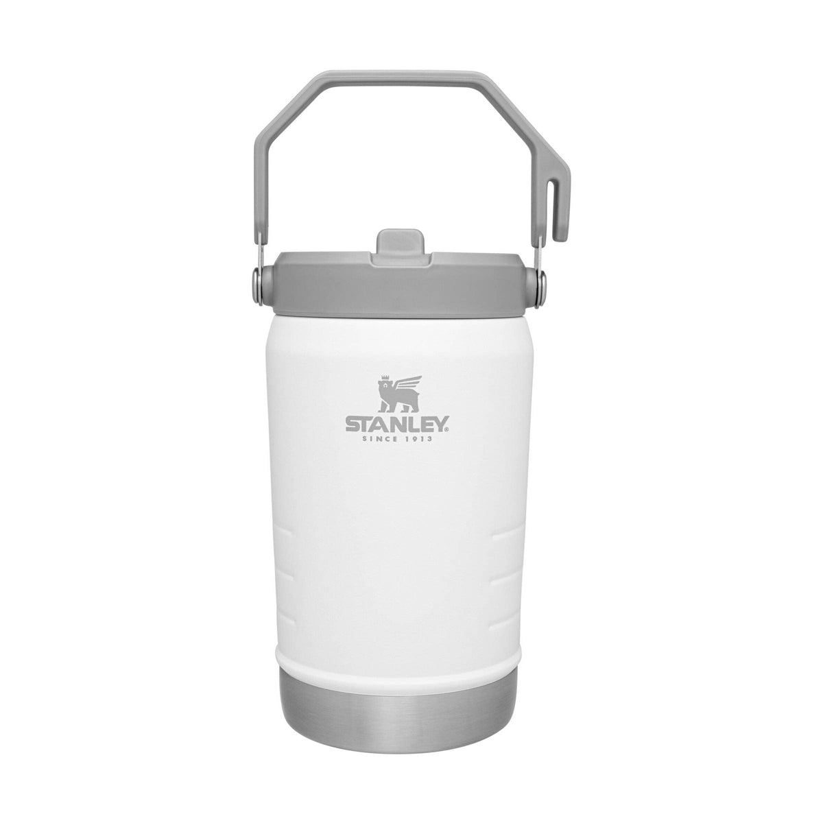 Stanley IceFlow Stainless Steel Water Jug with Straw, Vacuum Insulated Water Bottle for Home and Office, Reusable Tumbler with Straw Leak Resistant Flip, Pool, 40 oz / 1.18 L