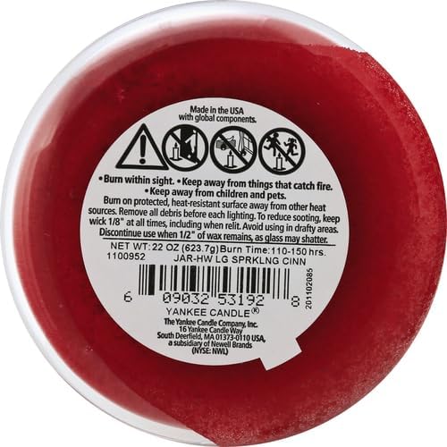 Yankee Candle Large Jar Scented Candle with up to 150 Hour Burn Time, Premium Plant Wax Blend for Cleaner Consistent Burn and Room Filling Fragrance, 22 oz, Christmas Cookie