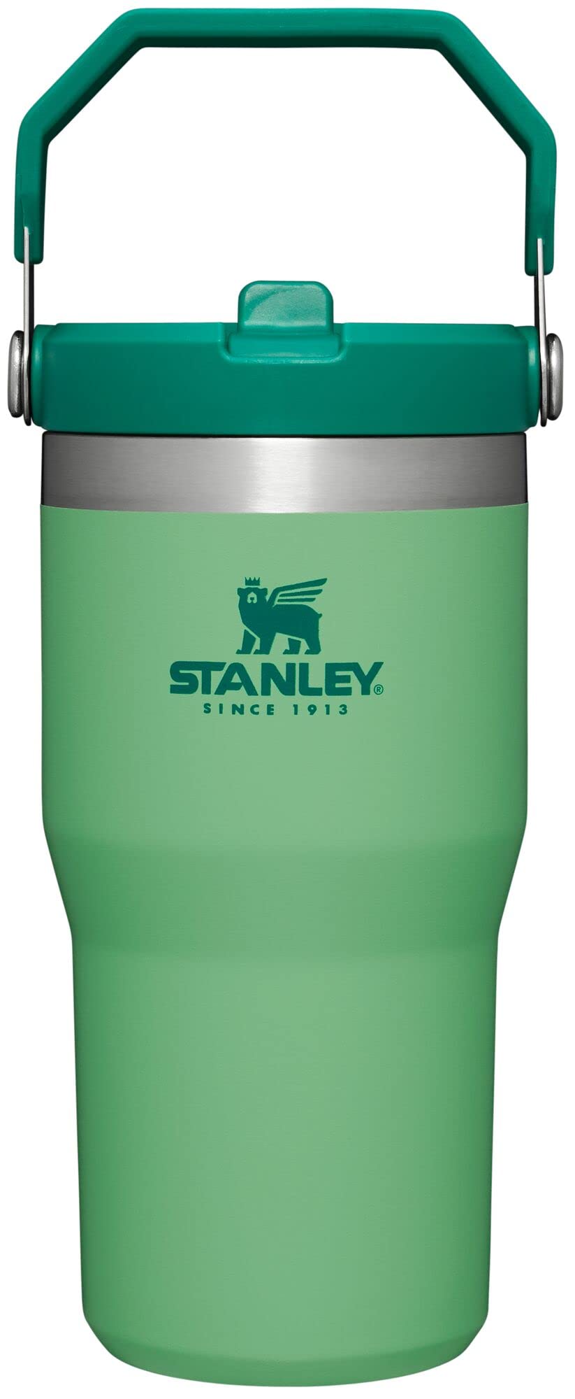 Stanley IceFlow Stainless Steel Water Jug with Straw, Vacuum Insulated Water Bottle for Home and Office, Reusable Tumbler with Straw Leak Resistant Flip, Pool, 40 oz / 1.18 L