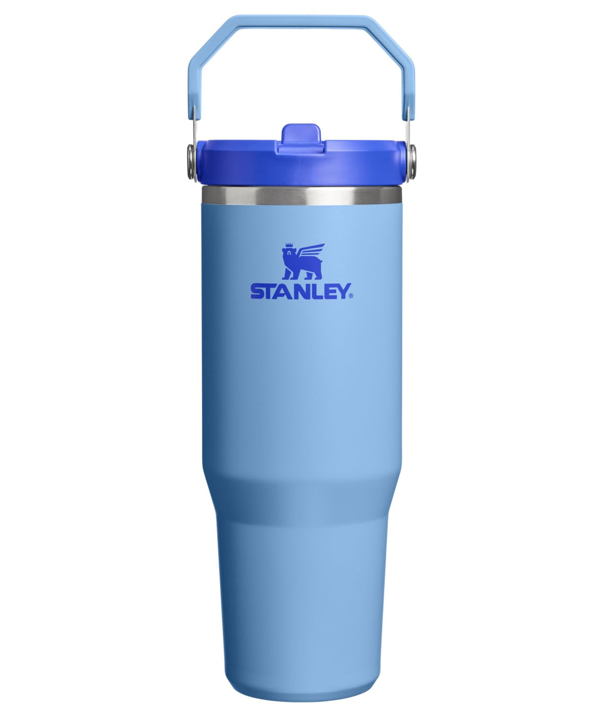 Stanley IceFlow Stainless Steel Water Jug with Straw, Vacuum Insulated Water Bottle for Home and Office, Reusable Tumbler with Straw Leak Resistant Flip, Pool, 40 oz / 1.18 L