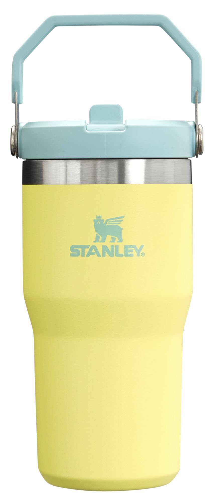 Stanley IceFlow Stainless Steel Water Jug with Straw, Vacuum Insulated Water Bottle for Home and Office, Reusable Tumbler with Straw Leak Resistant Flip, Pool, 40 oz / 1.18 L