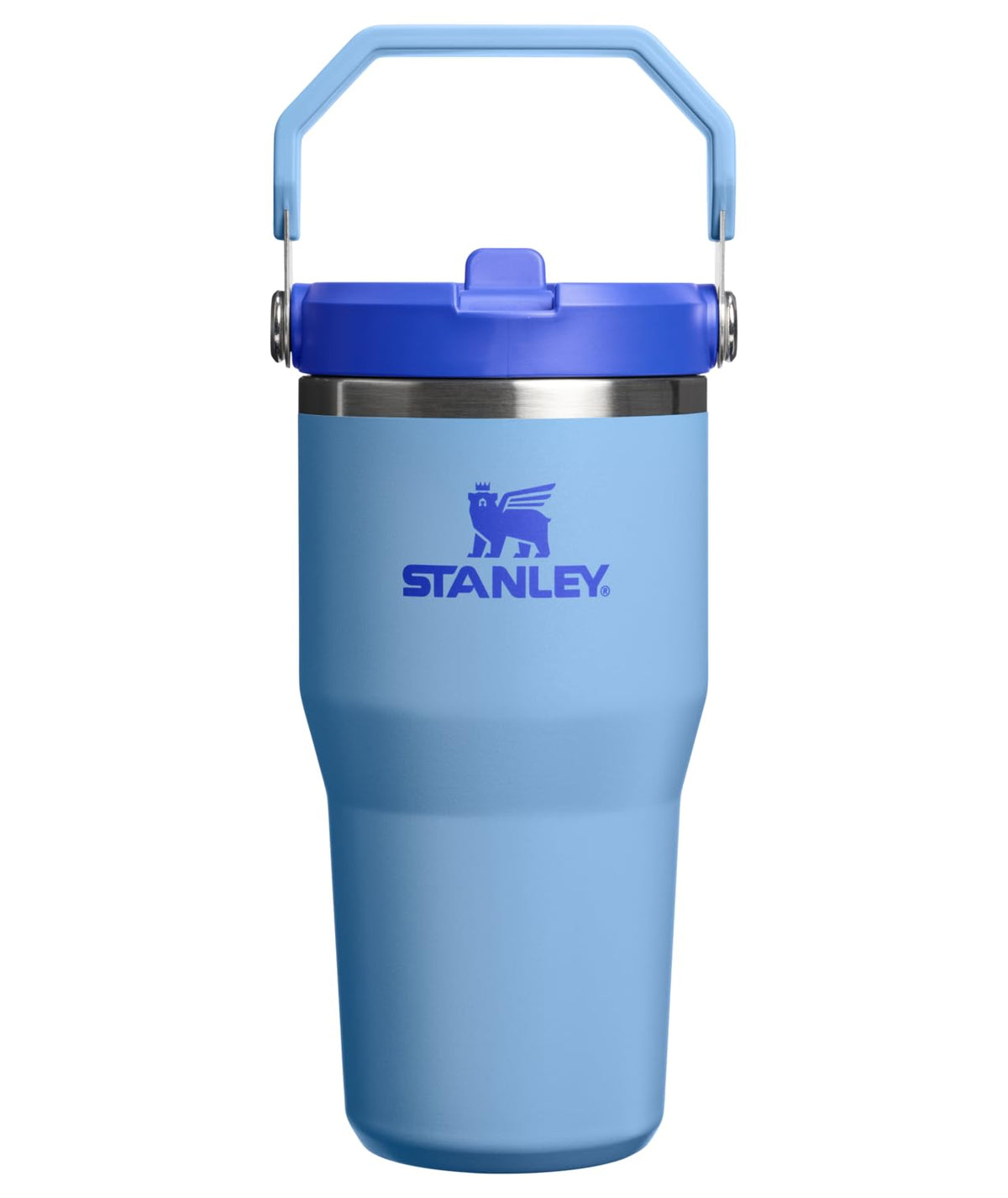 Stanley IceFlow Stainless Steel Water Jug with Straw, Vacuum Insulated Water Bottle for Home and Office, Reusable Tumbler with Straw Leak Resistant Flip, Pool, 40 oz / 1.18 L