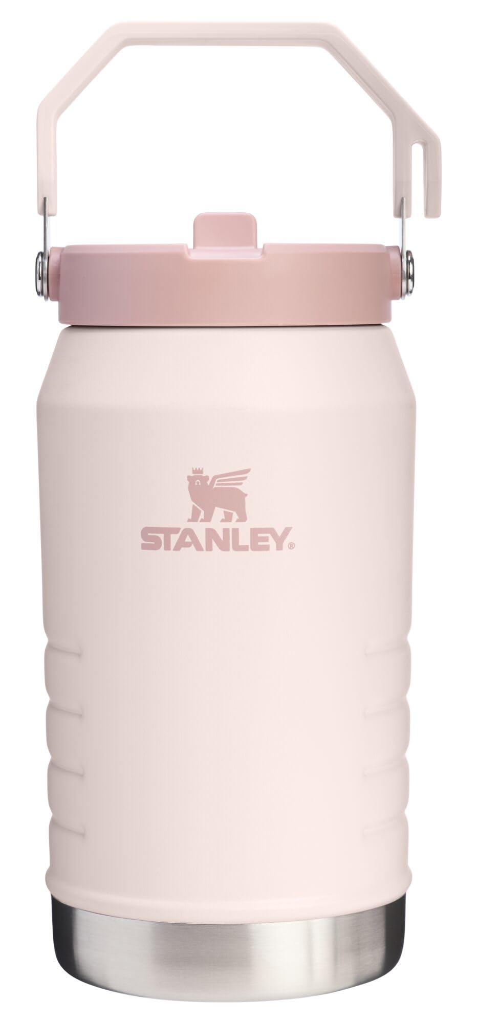 Stanley IceFlow Stainless Steel Water Jug with Straw, Vacuum Insulated Water Bottle for Home and Office, Reusable Tumbler with Straw Leak Resistant Flip, Pool, 40 oz / 1.18 L