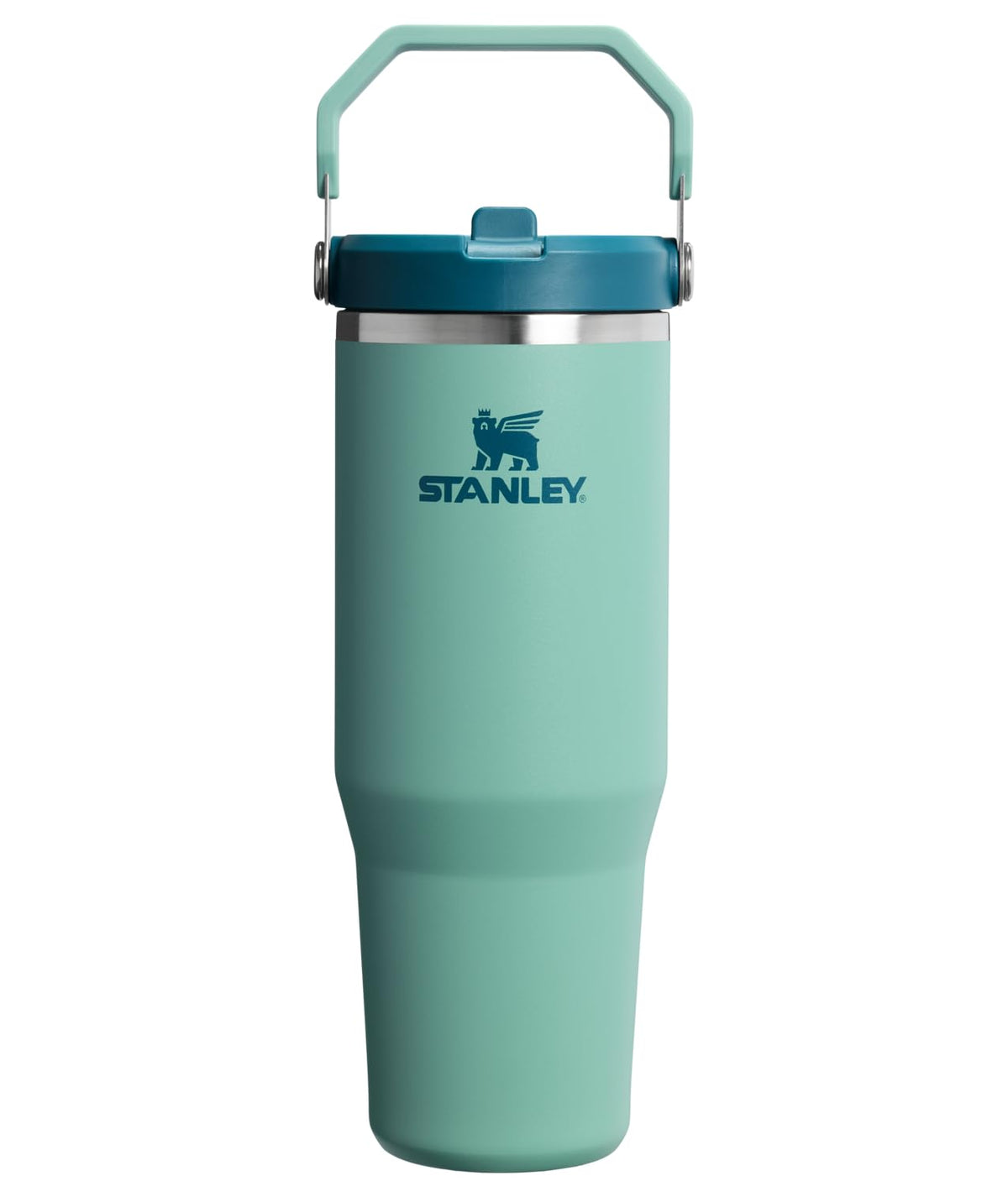 Stanley IceFlow Stainless Steel Water Jug with Straw, Vacuum Insulated Water Bottle for Home and Office, Reusable Tumbler with Straw Leak Resistant Flip, Pool, 40 oz / 1.18 L