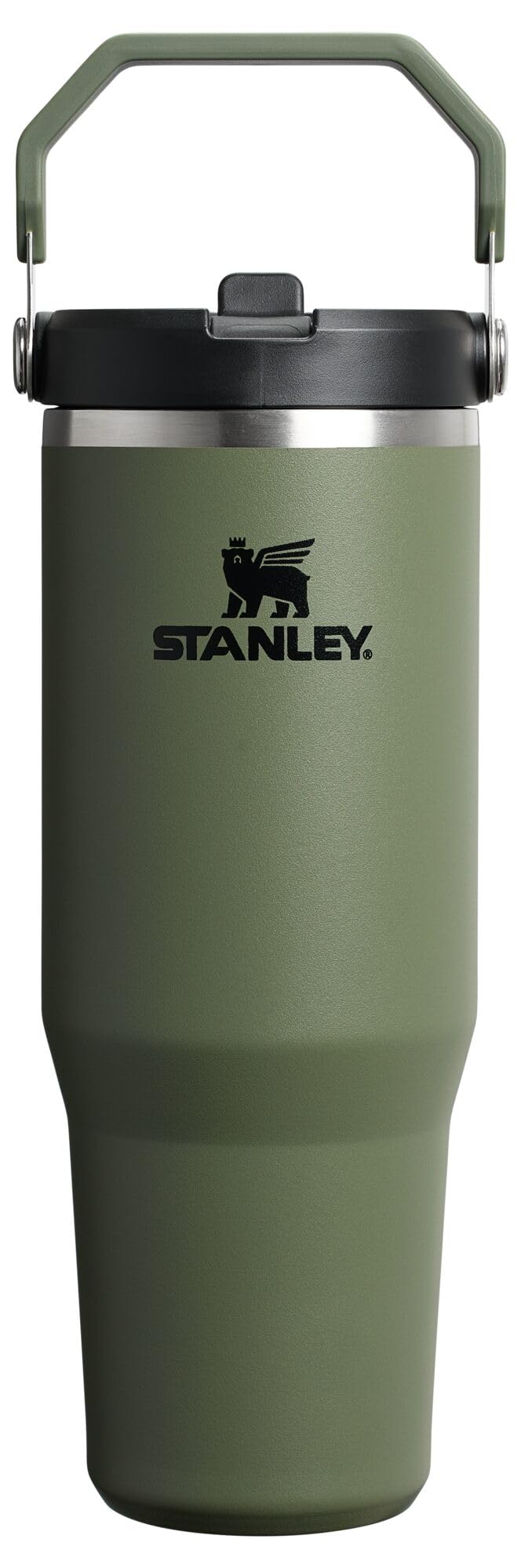 Stanley IceFlow Stainless Steel Water Jug with Straw, Vacuum Insulated Water Bottle for Home and Office, Reusable Tumbler with Straw Leak Resistant Flip, Pool, 40 oz / 1.18 L