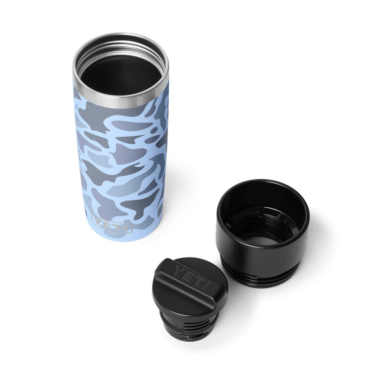 YETI Rambler 16 oz Stainless Steel Travel Bottle – Leakproof Commuter Cap, Navy
