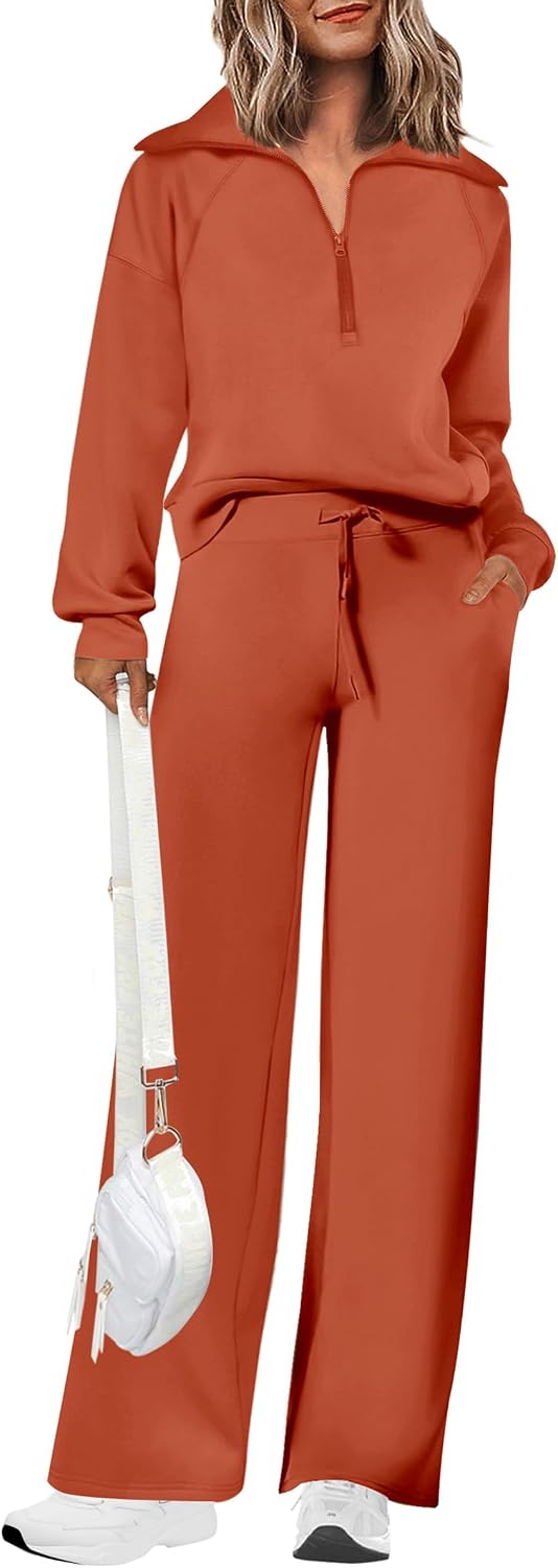 PRETTYGARDEN Women's 2 Piece Matching Lounge Set Sweatsuits