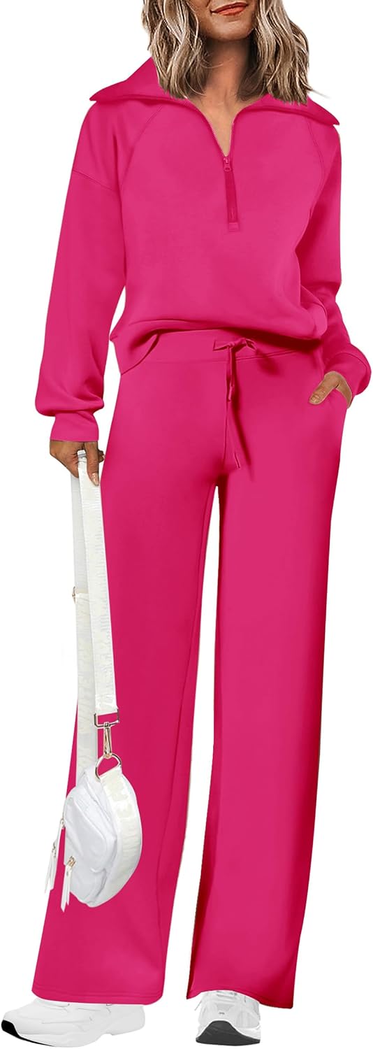 PRETTYGARDEN Women's 2 Piece Matching Lounge Set Sweatsuits