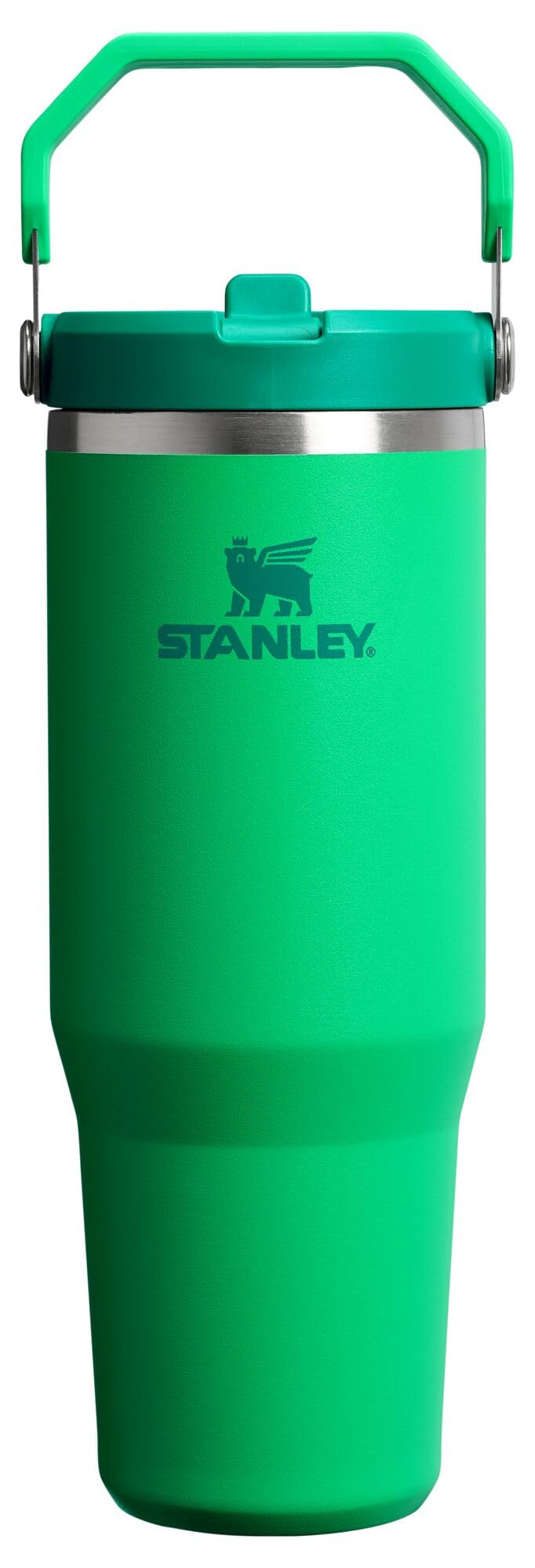 Stanley IceFlow Stainless Steel Water Jug with Straw, Vacuum Insulated Water Bottle for Home and Office, Reusable Tumbler with Straw Leak Resistant Flip, Pool, 40 oz / 1.18 L