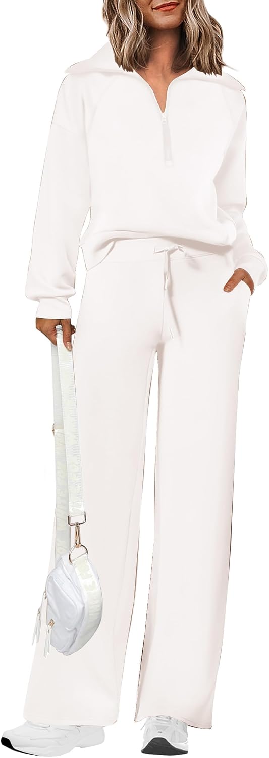PRETTYGARDEN Women's 2 Piece Matching Lounge Set Sweatsuits