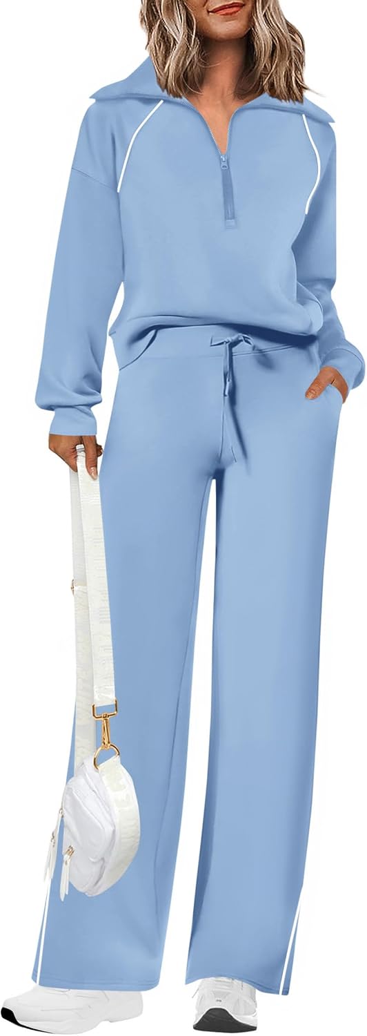 PRETTYGARDEN Women's 2 Piece Matching Lounge Set Sweatsuits