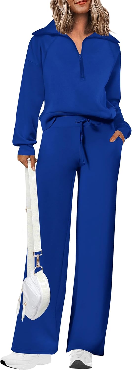 PRETTYGARDEN Women's 2 Piece Matching Lounge Set Sweatsuits