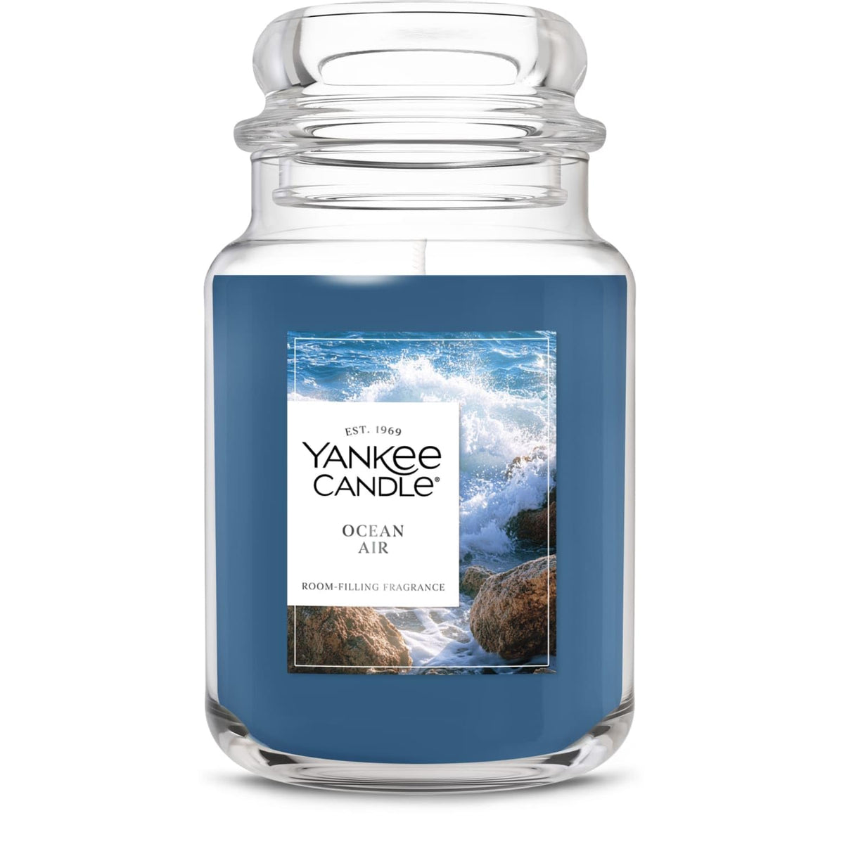 Yankee Candle Large Jar Scented Candle with up to 150 Hour Burn Time, Premium Plant Wax Blend for Cleaner Consistent Burn and Room Filling Fragrance, 22 oz, Pink Sands