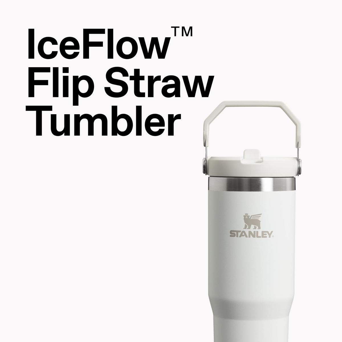 Stanley IceFlow Stainless Steel Water Jug with Straw, Vacuum Insulated Water Bottle for Home and Office, Reusable Tumbler with Straw Leak Resistant Flip, Pool, 40 oz / 1.18 L