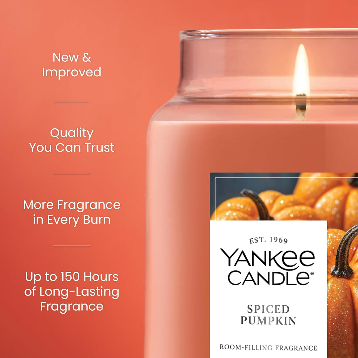 Yankee Candle Large Jar Scented Candle with up to 150 Hour Burn Time, Premium Plant Wax Blend for Cleaner Consistent Burn and Room Filling Fragrance, 22 oz, Christmas Cookie