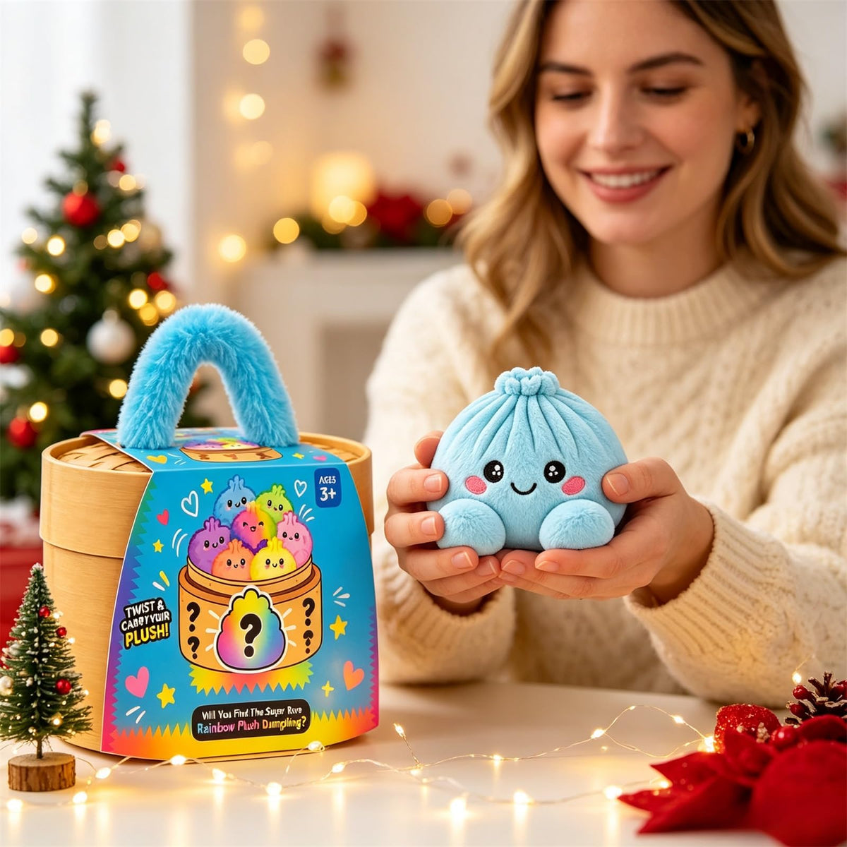 Dumpling Pillow Squishy Jumbo Plush Dumplings Cute