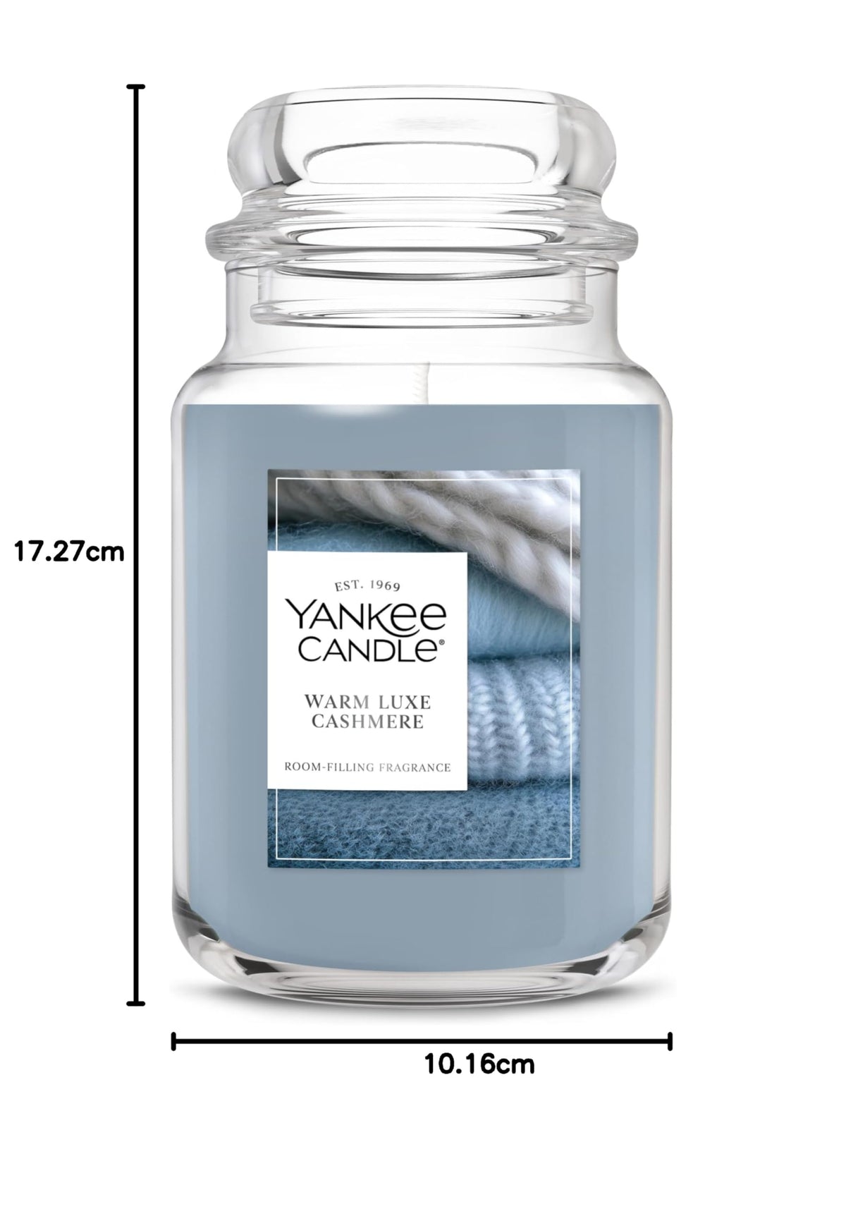 Yankee Candle Large Jar Scented Candle with up to 150 Hour Burn Time, Premium Plant Wax Blend for Cleaner Consistent Burn and Room Filling Fragrance, 22 oz, Pink Sands