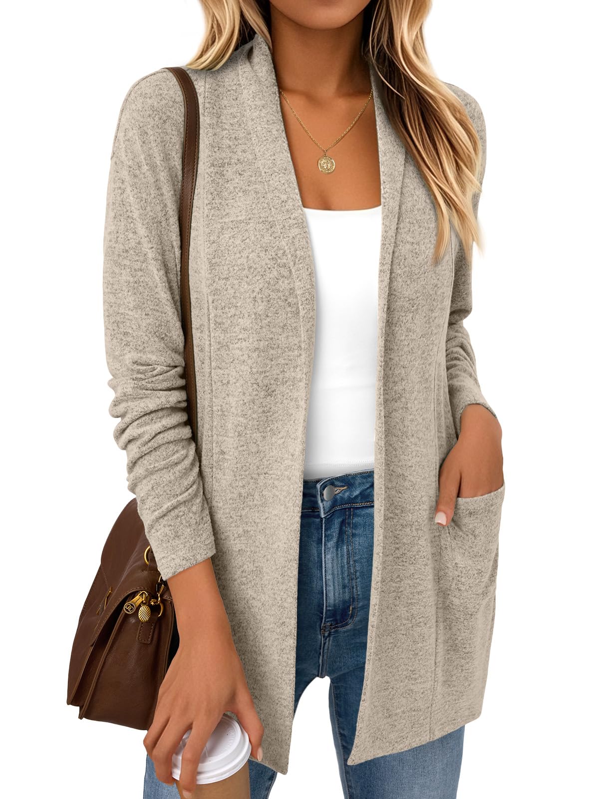LILLUSORY Cardigan for Women Lightweight Cardigans Fall Fashion Outfits